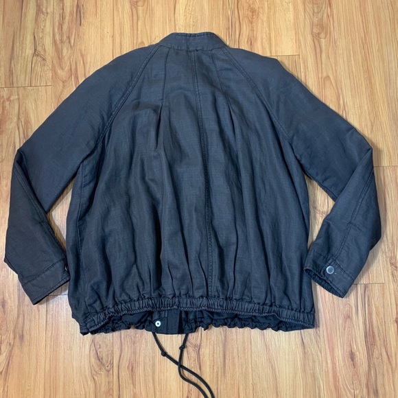 Free People Double Cloth Brown Swing Sporty Jacket - Picture 7 of 15